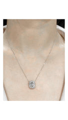 #LVNA2024 | Emerald Invisible Setting Baguette Diamond Necklace 18kt