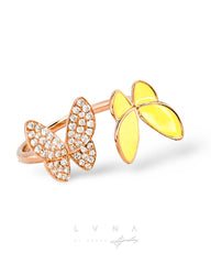#LVNA2024 | Rose Butterfly Deco Diamond Ring 18kt
