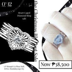 # #LVNA2024 | Caged Heart Diamond Ring 14kt