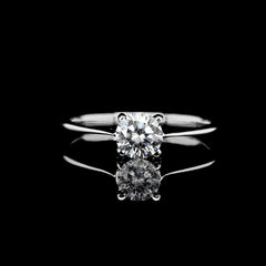 0.50ct G-H VS-SI Round Brilliant Solitaire Diamond Engagement Ring 14kt