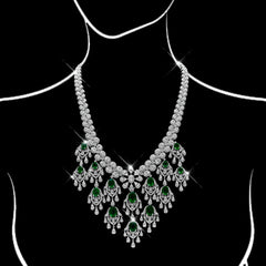 “The Dannielle” A LVNA Signatures Colombian Emeralds & Diamond Royale Necklace | Editor’s Pick