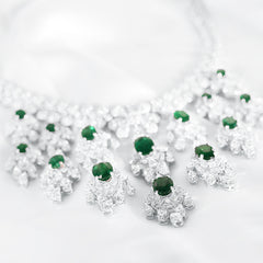 “The Dannielle” A LVNA Signatures Colombian Emeralds & Diamond Royale Necklace | Editor’s Pick
