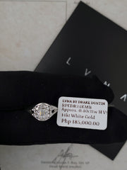 CLR | 0.62cts Asscher Cut Diamond Engagement Ring #BuyNow