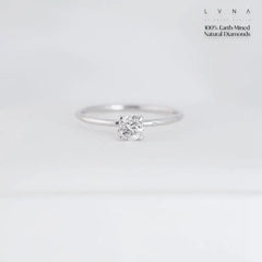 0.34ct I VS1 Round Solitaire Diamond Engagement Ring 14kt