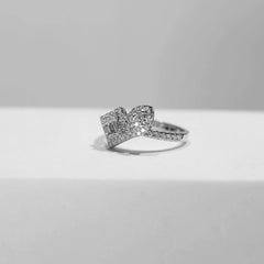 Square Marquise Diamond Ring