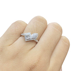 Square Marquise Diamond Ring