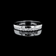 Unisex Diamond Ring Band 14kt