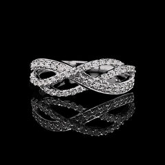 Infinity Diamond Ring 18kt