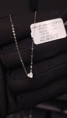 #LVNA2024 | Classic Dainty Heart Diamond Necklace 18kt