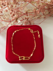 GLD | 18K Golden Paperclip Hardwear Bracelet