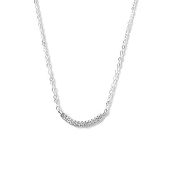 #LVNA2024 | Two-Tone Round Smiley Diamond Necklace 14kt
