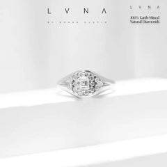 CLR | 0.62cts Asscher Cut Diamond Engagement Ring #BuyNow