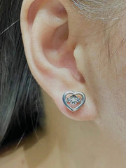 Heart Dancing Diamond Earrings 18kt