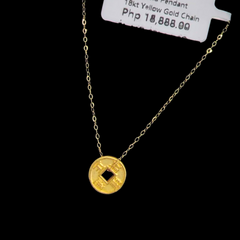 The Vault | 24kt Gold Lucky Charm Pendant Necklace in 16-18”