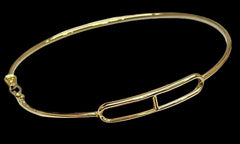 GLD | 18K Golden Bar Clip Bracelet
