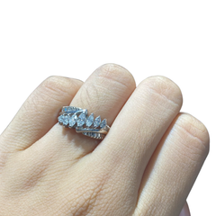 The Archives | LVNA Signatures Graduating Half Eternity Marquise Diamond Ring 14kt