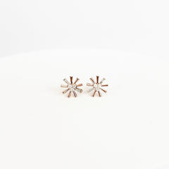 #LoveIVANA | Rose Dainty Stud Diamond Earrings 18kt