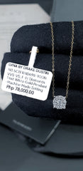 #LVNA2024 | Daily Round Diamond Necklace 16-18” 18kt White Gold Chain