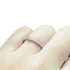 #ThePromise | Half Eternity Promise Diamond Ring 14kt