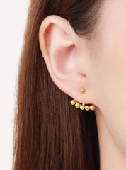 GLD | 18K Golden Bubble Earrings