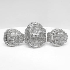 Belt & Buckle Diamond Jewelry Set 14kt