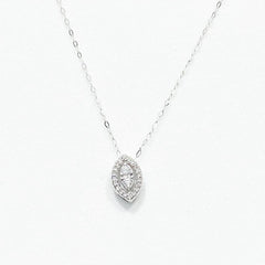 LVNA 선물 | 리프 마퀴즈 다이아몬드 목걸이 16-18" 18kt 체인