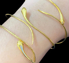 GLD | 18K Golden Serpent Bracelet