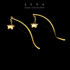 GLD | 18K Golden Star Stick Earrings