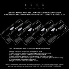 The Vault | 24K Golden Piyao Black Onyx Gemstones Bracelet + FREE ₱10,000 worth of LVNA Gift Certificates