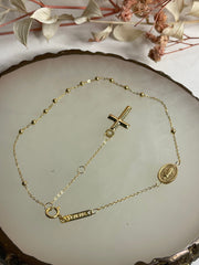 GLD | 18K Golden Rosary Bracelet