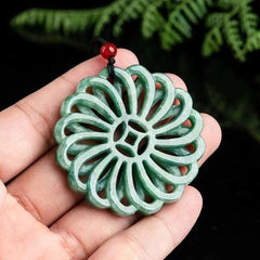 THE VAULT | Genuine Natural Hand Carved Jadeite Necklace