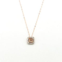 #LVNA2024 |  LVNA Signatures™️ Light Pink Cushion Colored Diamond Necklace 18kt