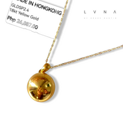 #GOLD2024 | 18K Golden Ball Necklace Dainty Chain 16”-18”