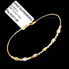 GLD | 18K Golden Omega Beaded Bracelet