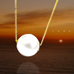 GLD | Golden Pearl Necklace 18kt
