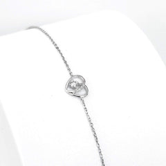 #LoveLVNA | Heart Center Bar Diamond Bracelet 18kt