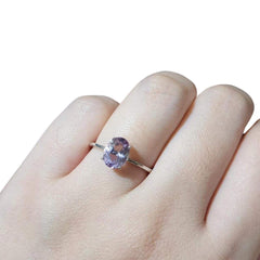 #LVNA2024 | Oval Amethyst Gemstones Engagement Ring 14kt
