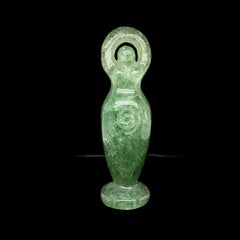忒伊亚 | Gaea 绿色砂金石水晶雕塑