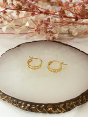 GLD | 18K Golden Designer Inspired Hoop Earrings