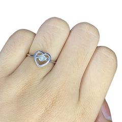 #LoveLVNA | Heart Dancing Diamond Ring 18kt