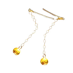 #LVNA2024 | Golden Ball Drop Dangling Earrings 18kt