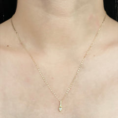 HKG | Golden Classic Dainty Diamond Necklace 18kt