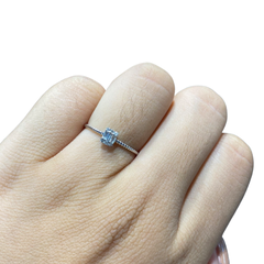 Emerald Promise Diamond Ring 18kt