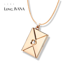 #LVNA2024 | #LoveIVANA | Rose Envelope Pendant Diamond Necklace