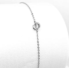 #LVNA2024 |  Round Enlarger Solitaire Diamond Bracelet 18kt