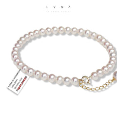 GLD | 18K Eternity Akoya Natural Pearl Bracelet