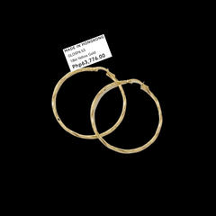 GLD | 18K Golden Large Hoop Earrings