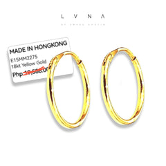 GLD | 18K Dainty Golden Hoop Earrings