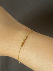 GLD | 18K Golden Dice Ball Bracelet