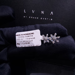 #LoveLVNA | Classic Snowflakes Stud Diamond Earrings 14kt